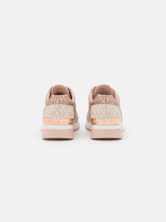 Michael Michael Kors Allie Trainers in Rose Gold Logo