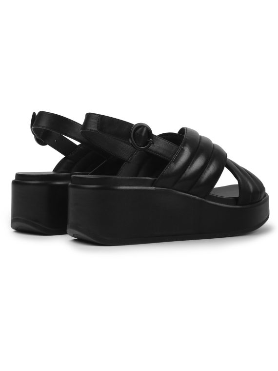 Camper Misia Flatform Sandals in Black