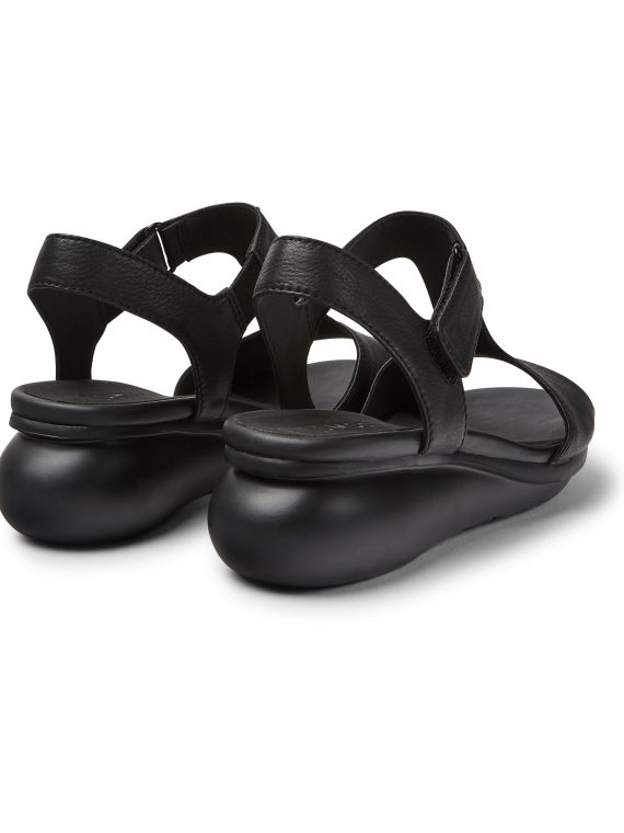 Camper T-Bar Sandals in Black