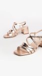 NeroGiardini Rose Gold Metallic Sandals