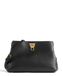 Coccinelle Beat Clutch in Grained Black Leather