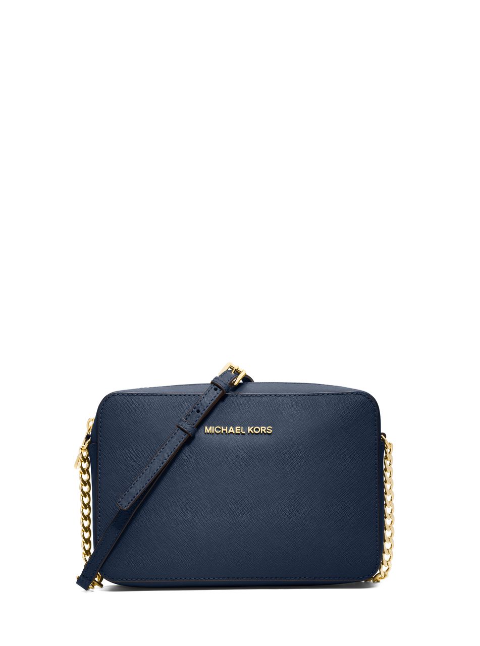 Michael Michael Kors Jet Set LG EW Crossbody in Navy