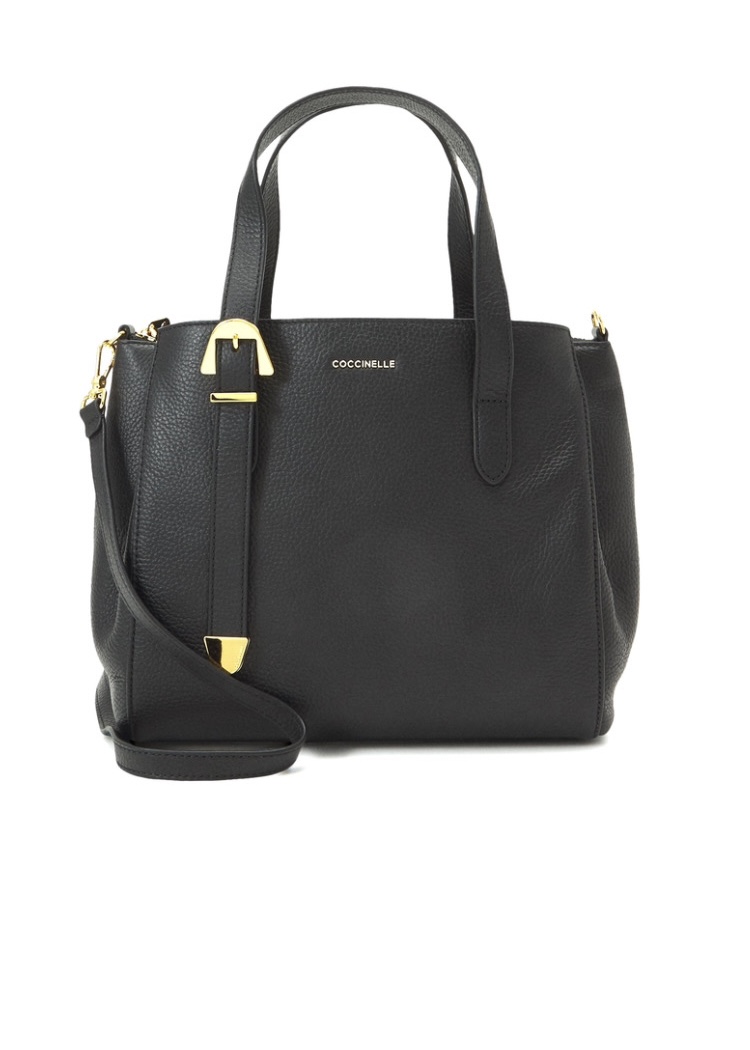 Coccinelle Gleen Top Handle Tote in Black