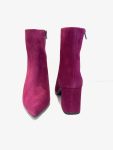 Marian Fuschia Pink Suede Pointy Toe Ankle Boots