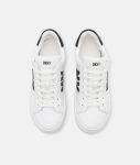 DKNY Abeni Lace Up Trainers in White