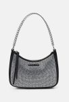 Michael Michael Kors Jet Set Small Chain Pouchette in Silver and Black
