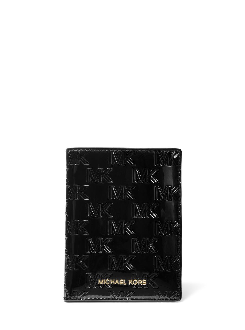 Michael Michael Kors MD Passport Wallet in Black