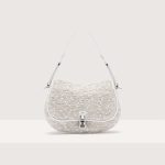 Coccinelle Magie Snowflakes Woven Mini Shoulder Bag