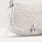 Coccinelle Magie Snowflakes Woven Mini Shoulder Bag