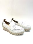 Wonders Light Wedge Loafers in White