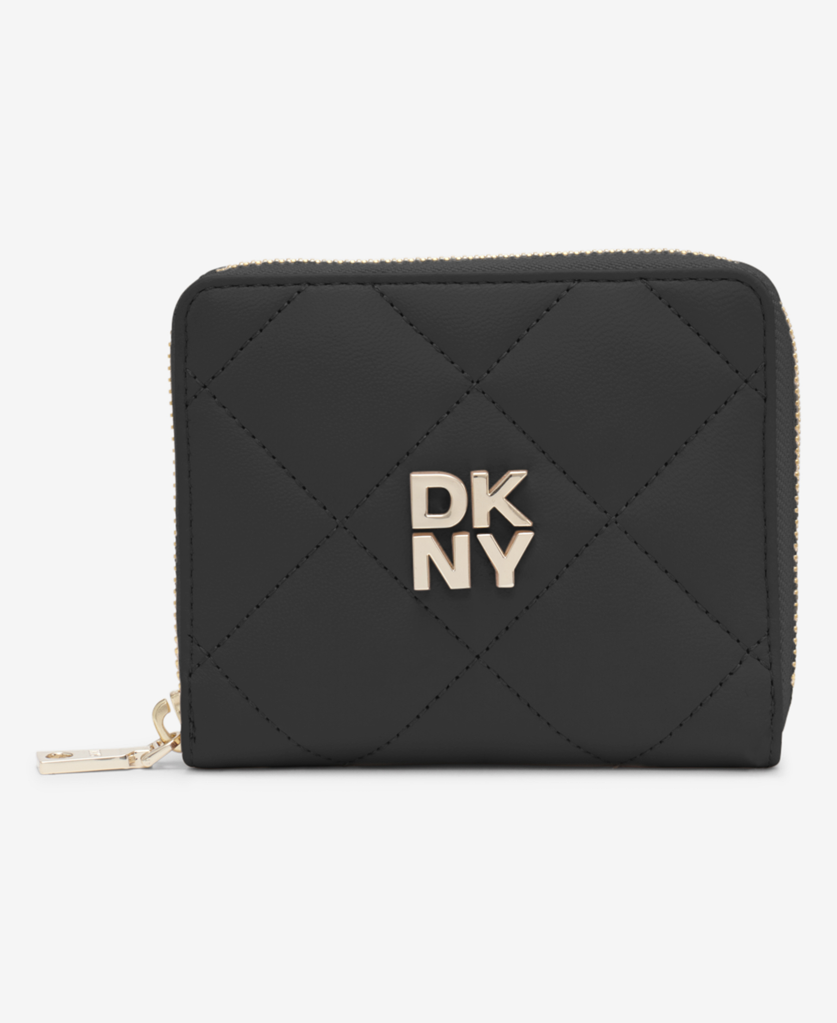 DKNY Red Hook Small Zip Around Quilted in Black