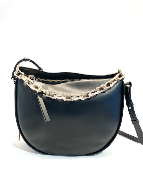 DKNY Les Chain Shoulder Bag Black