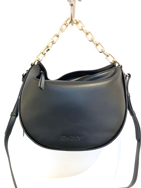 DKNY Les Chain Shoulder Bag Black