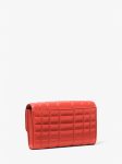 Michael Michael Kors Tribeca Quilted Convertible Crossbody Bag in Spiced Coral
