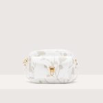 Coccinelle Beat Crossbody in White Shadow Print