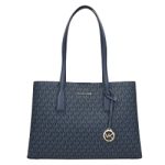 Michael Michael Kors Ruthie MD Tote in Navy Logo
