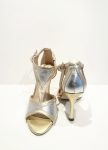 Marian Silver and Champagne Mix Sandals