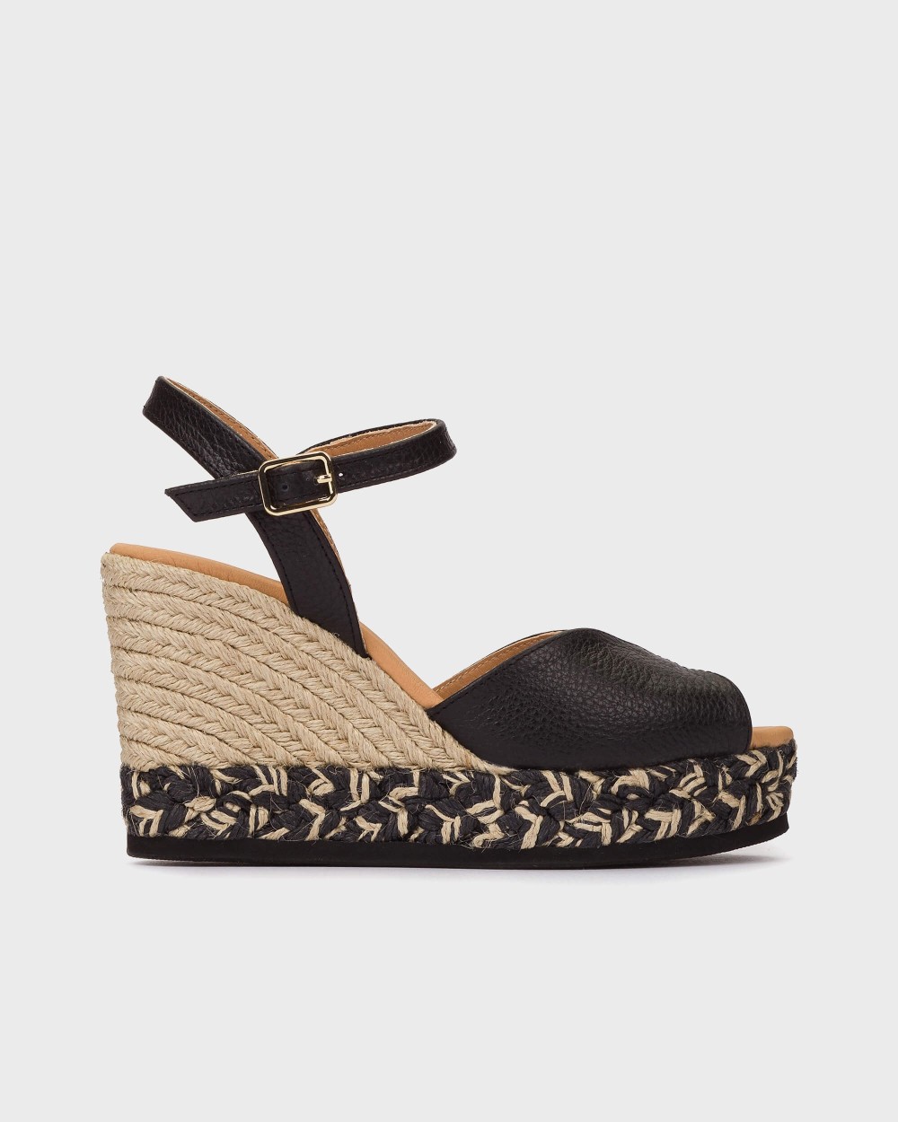 Wonders Dalia High Wedge Sandals in Black