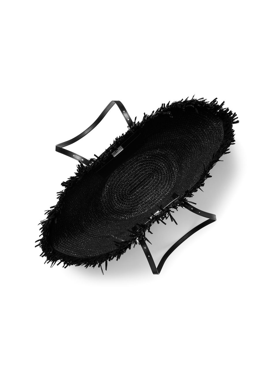 Michael Michael Kors Isa LG Fan Tote in Black