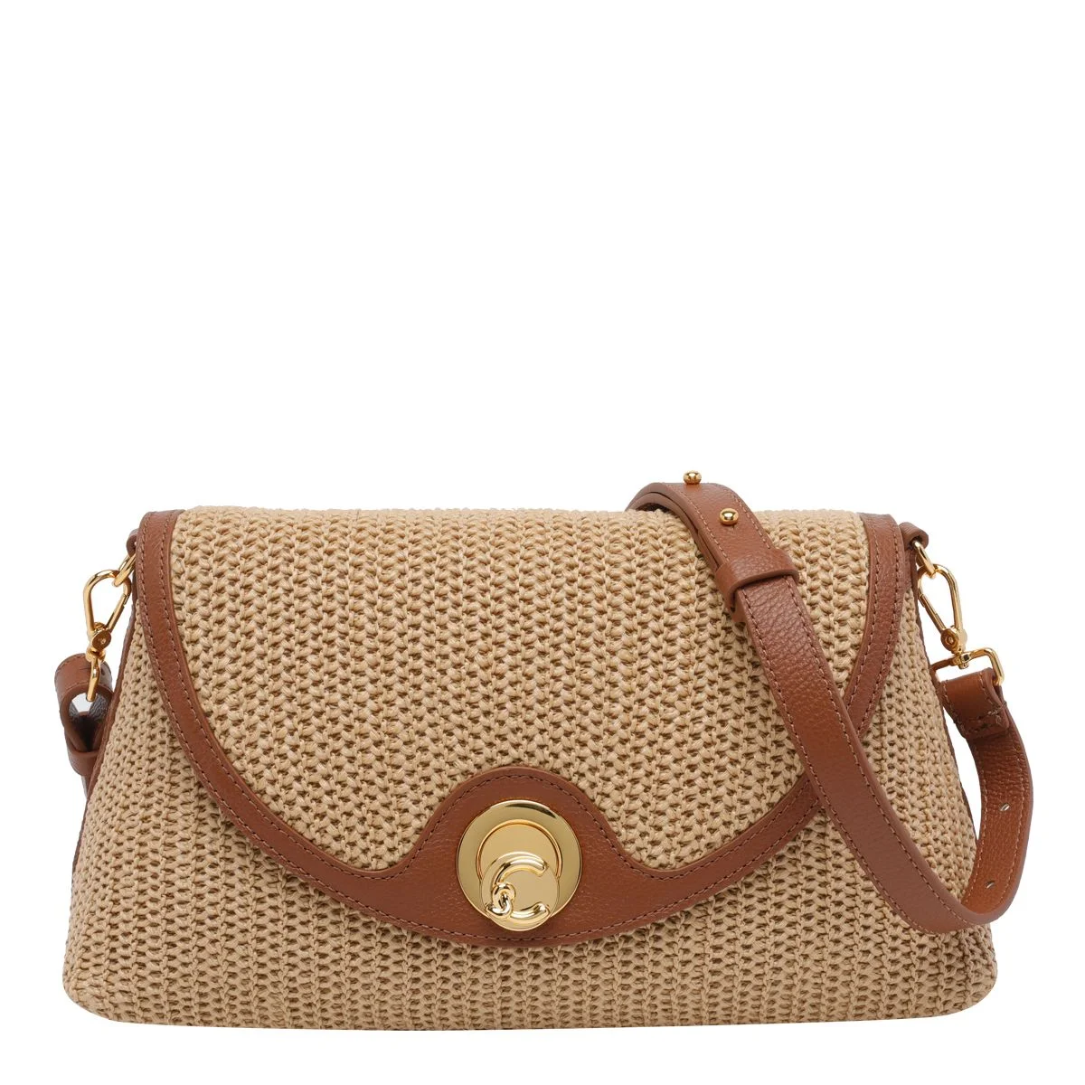 Coccinelle Nikla Crossbody in Natural & Tan